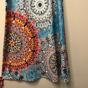 Colorful floral dress